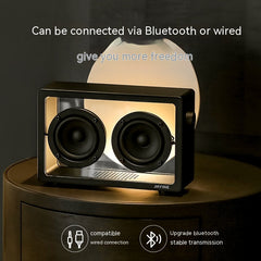 New Retro Transparent Audio High Fidelity Bluetooth Speaker