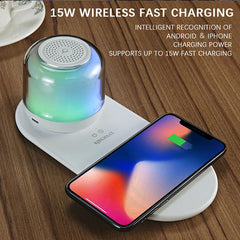 Bluetooth Speaker Wireless Charging Night Light