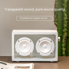 New Retro Transparent Audio High Fidelity Bluetooth Speaker