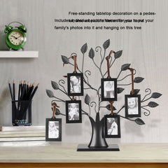 Fashionable Family Photos Frame Display Tree with Hanging Pictures Frames Home Decor S